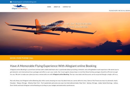 Allegiant-onlinebooking.com Reviews Scam