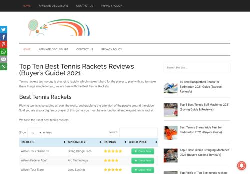 Besttenrackets.com Reviews Scam