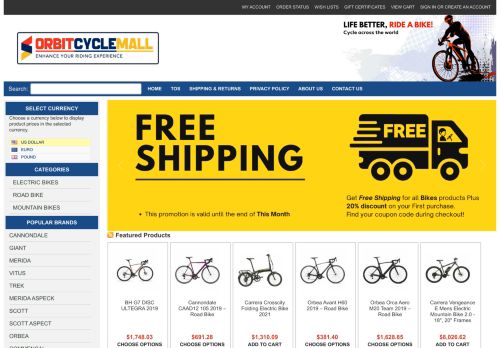 Orbitcyclemall.com Reviews Scam