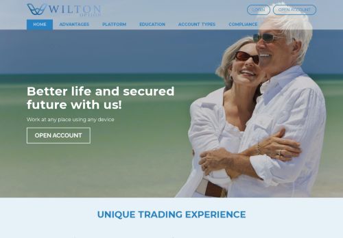 Wiltonoption.com Reviews Scam